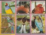 Экваториальная Гвинея 1974 год. Южноамериканские и австралийские птицы, 6 марок из серии