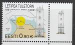 Эстония 2021 год. Маяк Летипеа, 1 марка (н