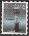 Латвия 2021 год. Ирбенский маяк, 1 марка (н