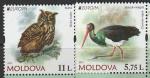 Молдавия 2021 год. EUROPA. Редкие птицы, 2 марки (н