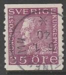 Швеция 1934/1936 год. Стандарт. Король Густав V, ном. 35 эре, 1 марка из серии (гашёная)