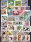 Набор иностранных марок, фауна (животные), 40 марок гашеных