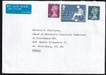 Авиа Конверт Великобритании "Благотворительная организация", 2003 год, прошел почту