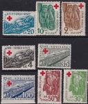 Болгария 1946 год. Красный крест, 8 марок