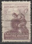 Аргентина 1946 год. Промышленная выставка. Символика, 1 марка (гашёная)