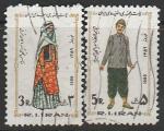 Иран 1980 год. Навруз. Национальные костюмы, 2 марки (гашёные)
