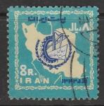 Иран 1963 год. Торгово - промышленная палата, 1 марка (гашёная)