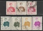 Иран 1955/1956 год. Стандарт. Шах Реза Пехлеви, 7 марок из серии (гашёные)