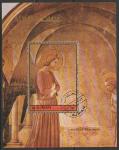 Эмират Аджман 1972 год. Рождество. Живопись, блок (гашёный)