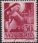 Венгрия 1944 год. Святая Маргарита, 1 гашеная марка