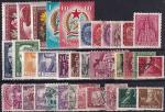 Набор марок, Венгрия, до 1950-х годов. Разные темы, 35 гашеных марок