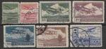 Чехословакия (ЧССР) 1930 год. Самолёты и ландшафты, 7 марок из серии (гашёные)