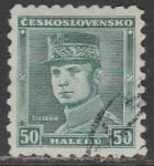 ЧССР 1935 год. Политик Милан Ростислав Стефаник, 1 марка (гашёная)