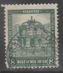 Германия (Веймарская республика) 1931 год. Замок в Дрездене, ном. 8+4 Pf., 1 марка из серии (гашёная)