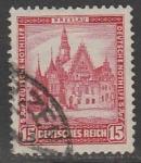 Германия (Веймарская республика) 1931 год. Ратуша в Бреслау, ном. 15+5 Pf., 1 марка из серии (гашёная)