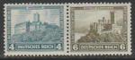 Германия (Веймарская республика) 1932 год. Замки Вартбург и Штольценфельс, пара марок.