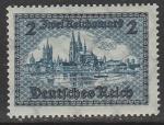 Германия (Веймарская республика) 1930 год. Стандарт. Вид на Кёльн-ан-дер-Шпрее, 1 марка.
