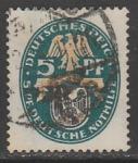 Германия (Веймарская республика) 1925 год. Герб Пруссии, 1 марка из трёх (гашёная)
