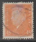 Германия (Веймарская республика) 1928 год. Стандарт. Рейхсканцлер Фридрих Эберт, 45 Pf., 1 марка из серии (гашёная)