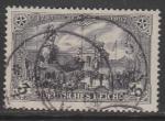 Германия (II Рейх) 1902/1904 год. Стандарт. Открытие памятника Вильгельму I в Берлине, 3 М, 1 марка из серии (гашёная)