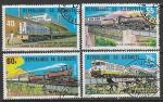 Джибути 1979 год. Железнодорожная линия Джибути - Аддис-Абеба, 4 марки (гашёные)