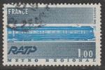 Франция 1975 г. 75 лет парижскому метро, 1 марка (гашёная)