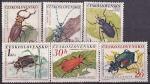 ЧССР 1962 год. Насекомые, жуки, 6 марок