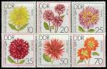 ГДР 1979 год. Цветы, 6 марок.