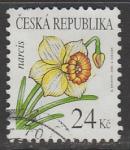 Чехия 2006 год. Стандарт. Цветы: нарцисс, 1 марка (гашёная)