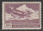 ЧССР 1930 год. Самолёты и ландшафты, ном. 3 К, 1 марка из серии.