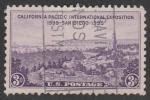США 1935 год. Вид на Сан-Диего, 1 марка (гашёная)