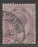 Южно-Африканский Союз 1913 год. Стандарт. Король Георг V, ном. 2 Р, 1 марка из серии (гашёная)