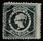 Австралия (Новый Южный Уэльс) 1882 год. Стандарт. Королева Виктория, ном. 5 Р, 1 марка из серии (гашёная)