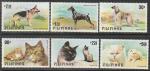 Филиппины 1979 год. Собаки и кошки, 6 марок.