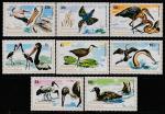 Руанда 1975 год. Водоплавающие птицы, 8 марок.