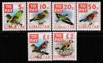 Гибралтар 2002 год. Птицы, 6 доплатных марок.