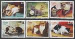 Куба 2009 год. Домашние кошки, 6 марок.