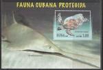 Куба 2007 год. Охраняемые животные. Морская черепаха, б/зубц. блок.