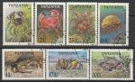 Танзания 1994 год. Ракообразные, 7 марок (гашёные)