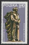 Польша 1979 год. Памятник генералу Казимиру Пулавскому в Буффало, США, 1 марка (гашёная)