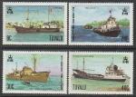 Тувалу 1978 год. Корабли, 4 марки.