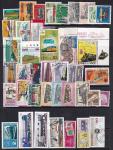 Набор иностранных марок, поезда, паровозы, локомотивы (3), 40 гашеных марок
