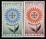 Ирландия 1964 год. Европа. СЕРТ, 2 марки.