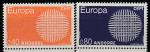 Андорра (Французская почта) 1970 год. Европа. СЕРТ, 2 марки.