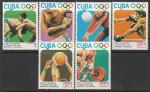 Куба 1984 год. Популяризация спорта, 6 марок.