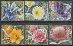 Новая Зеландия 2001 год. Садовые цветы, 6 марок (н