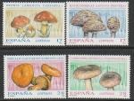 Испания 1993 год. Съедобные грибы, 4 марки (н