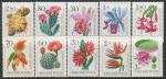 Венгрия 1965 год. Цветущие кактусы, 10 марок (н