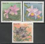 Бразилия 1996 год. Орхидеи, 3 марки (н