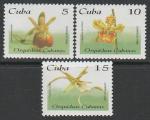 Куба 1996 год. Орхидеи, 3 марки (н